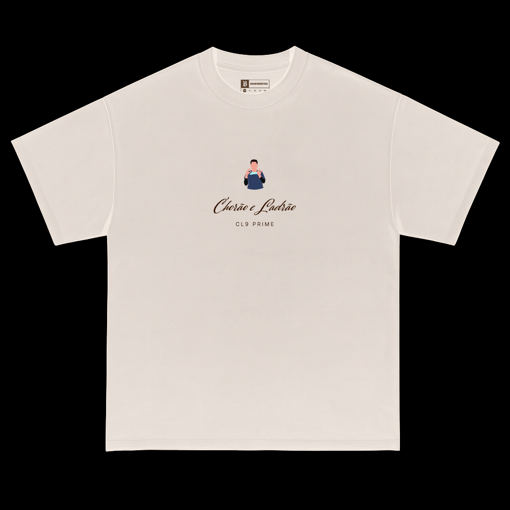 Camiseta Streetwear 'Chorão e Ladrão - CL9 Prime' - Caio Lo