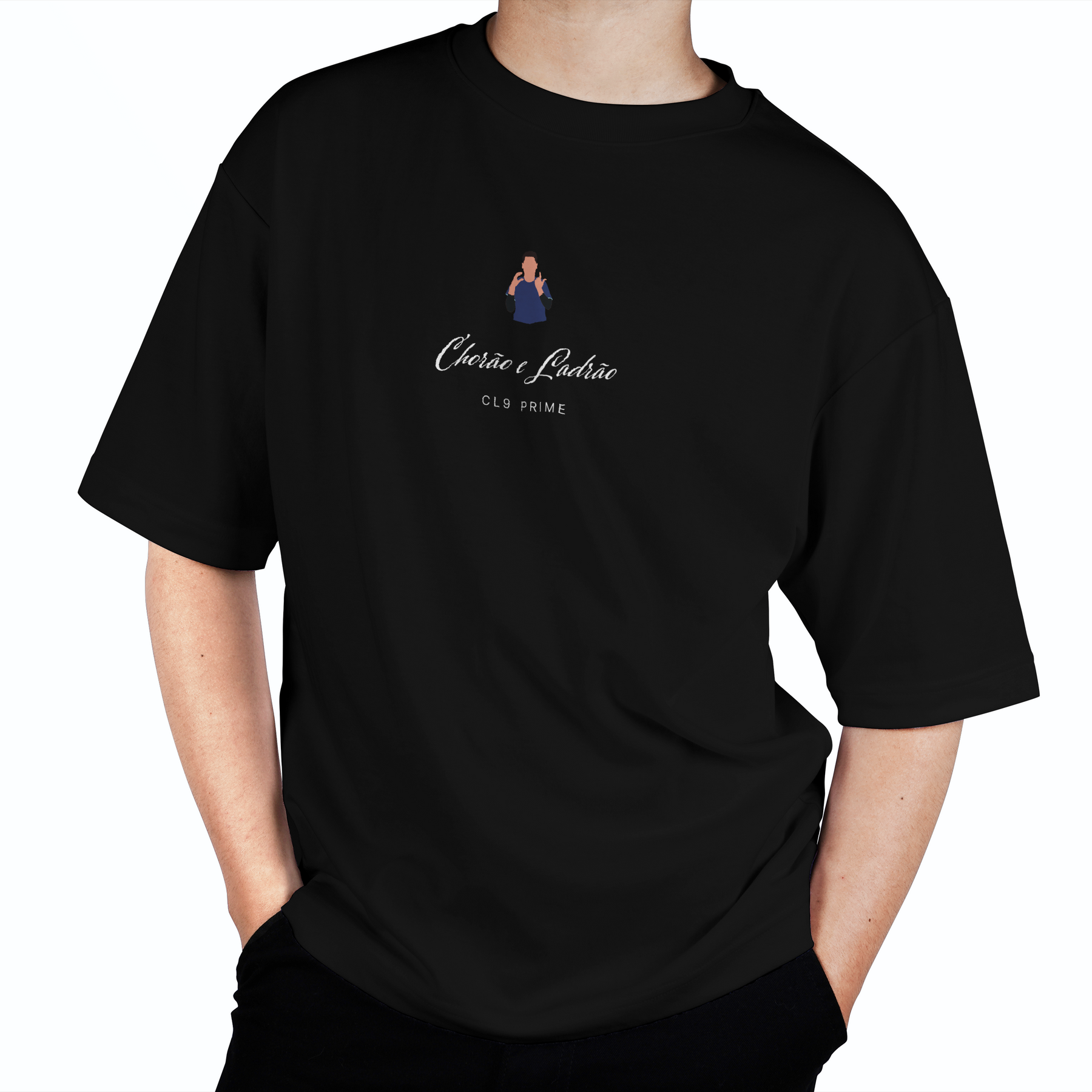Camiseta Streetwear 'Chorão e Ladrão - CL9 Prime' - Caio Lo