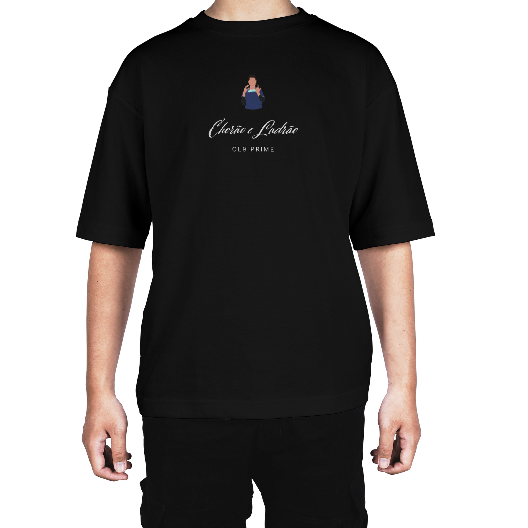 Camiseta Streetwear 'Chorão e Ladrão - CL9 Prime' - Caio Lo