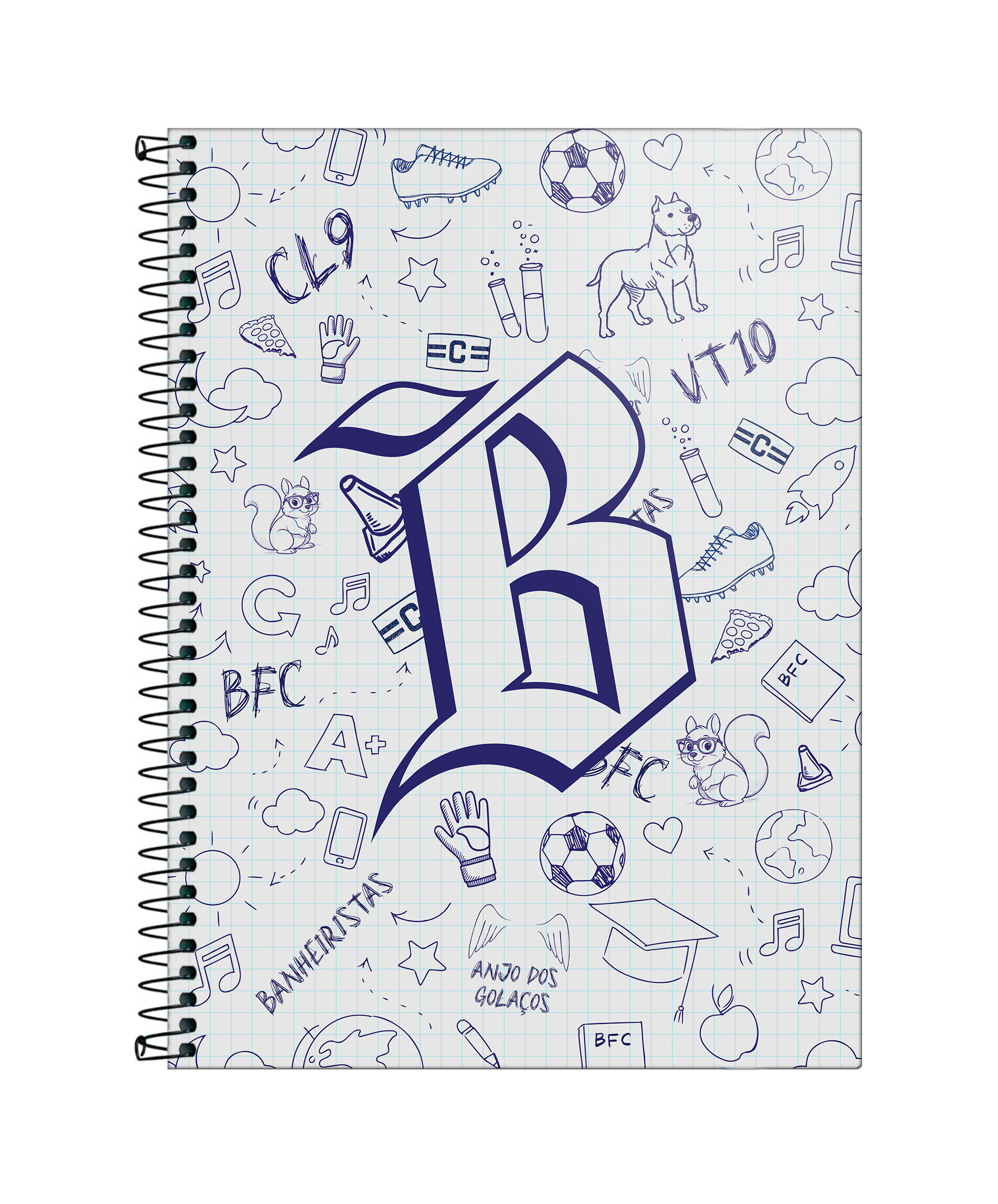 Kit Caderno Draw + Adesivo