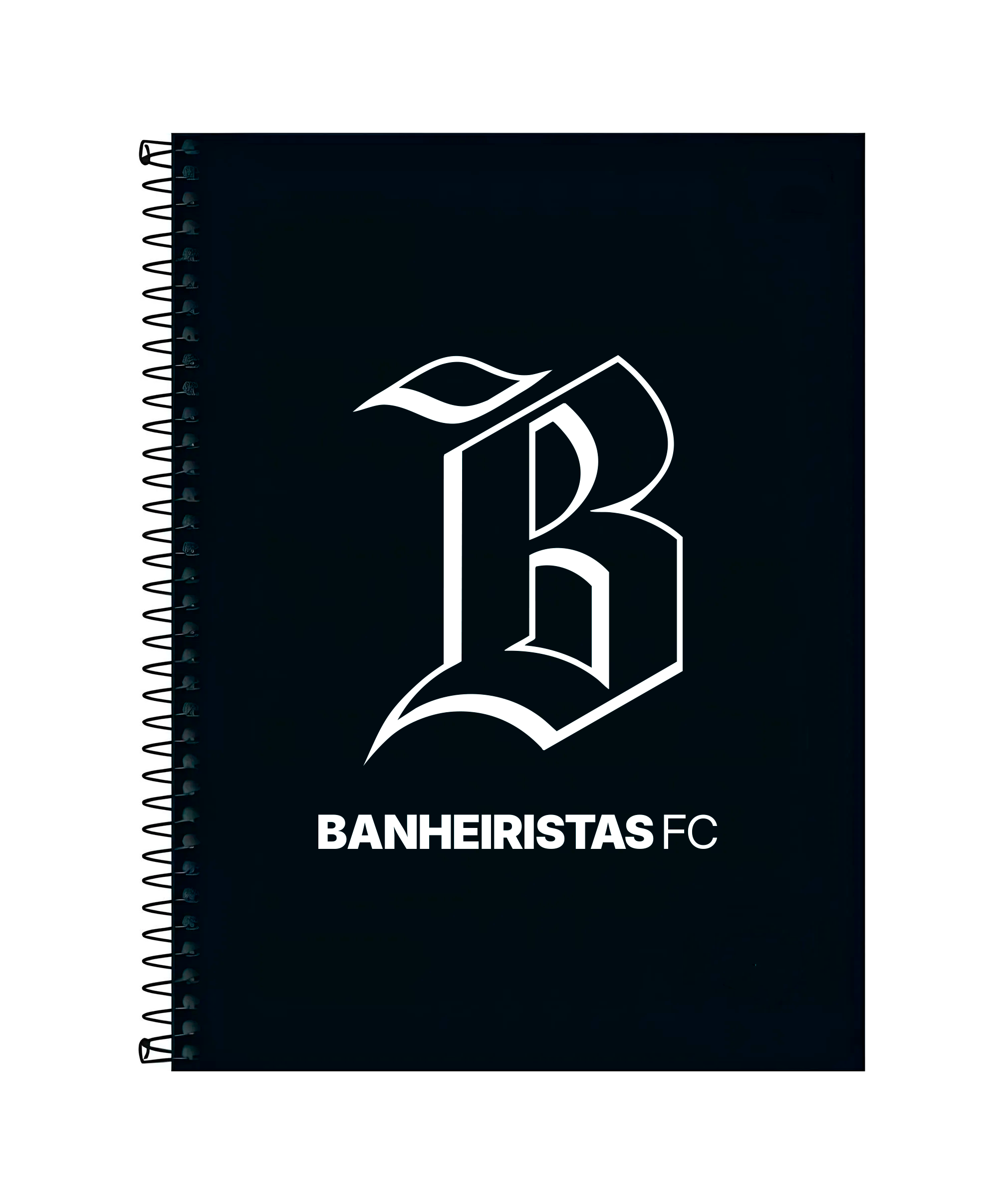 Kit Caderno Preto + Adesivo