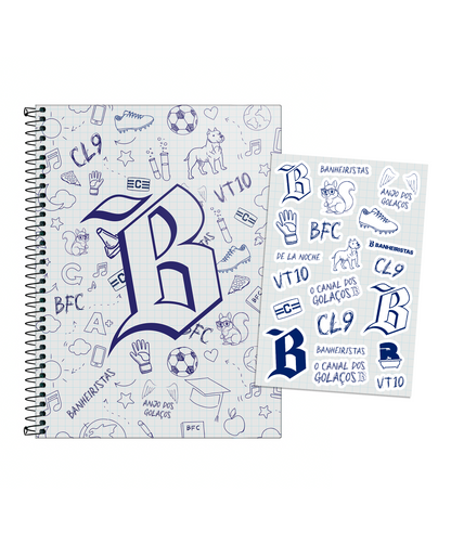 Kit Caderno Draw + Adesivo