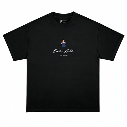 Camiseta Streetwear CL9 Prime 'Chorão e Ladrão' Preta