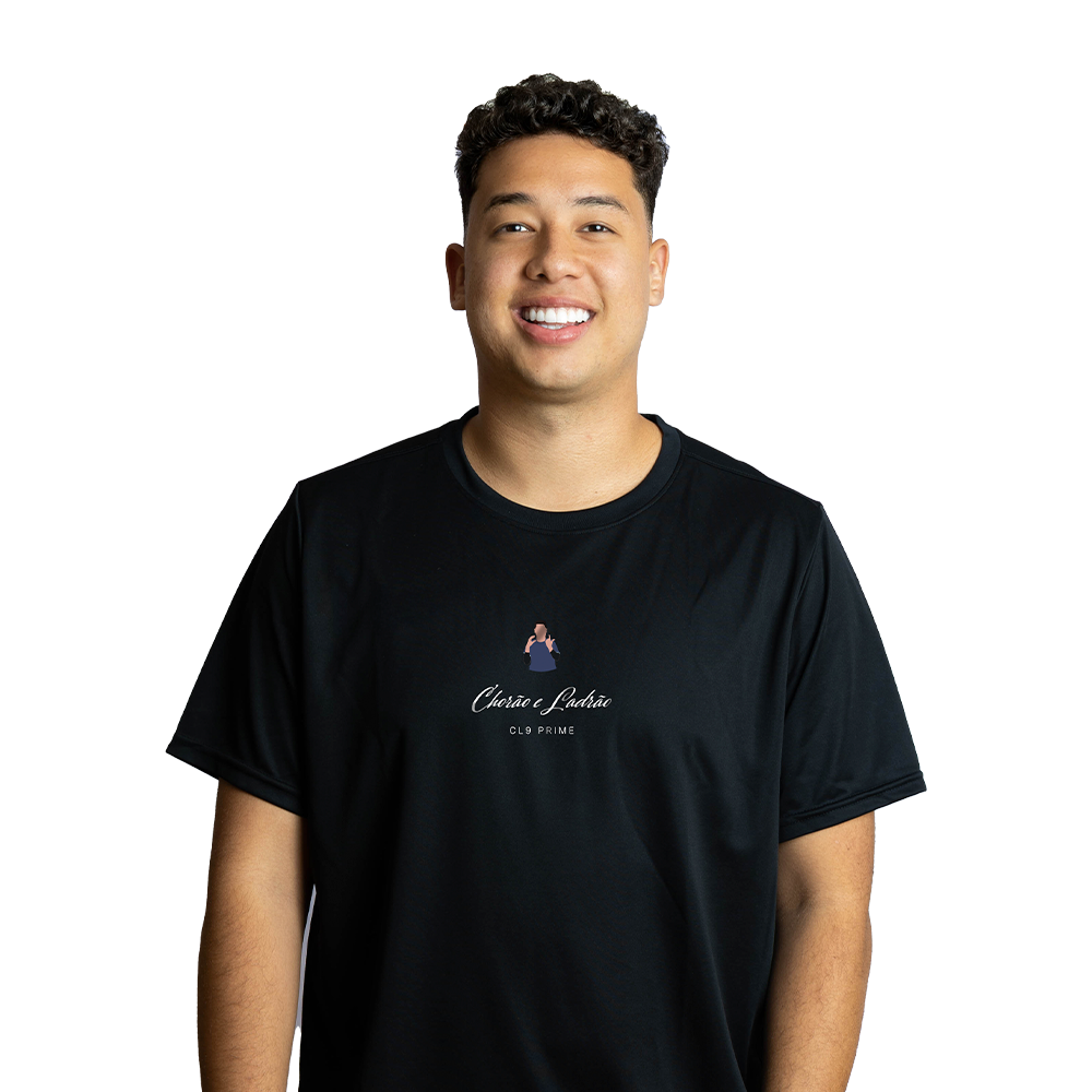 Camiseta Streetwear CL9 Prime 'Chorão e Ladrão' Preta