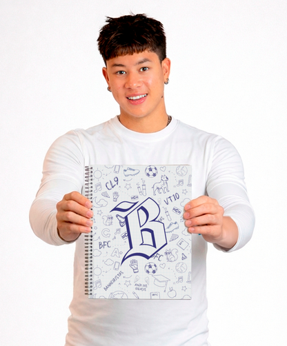 Caderno 1 matéria Banheiristas Draw 96 folhas